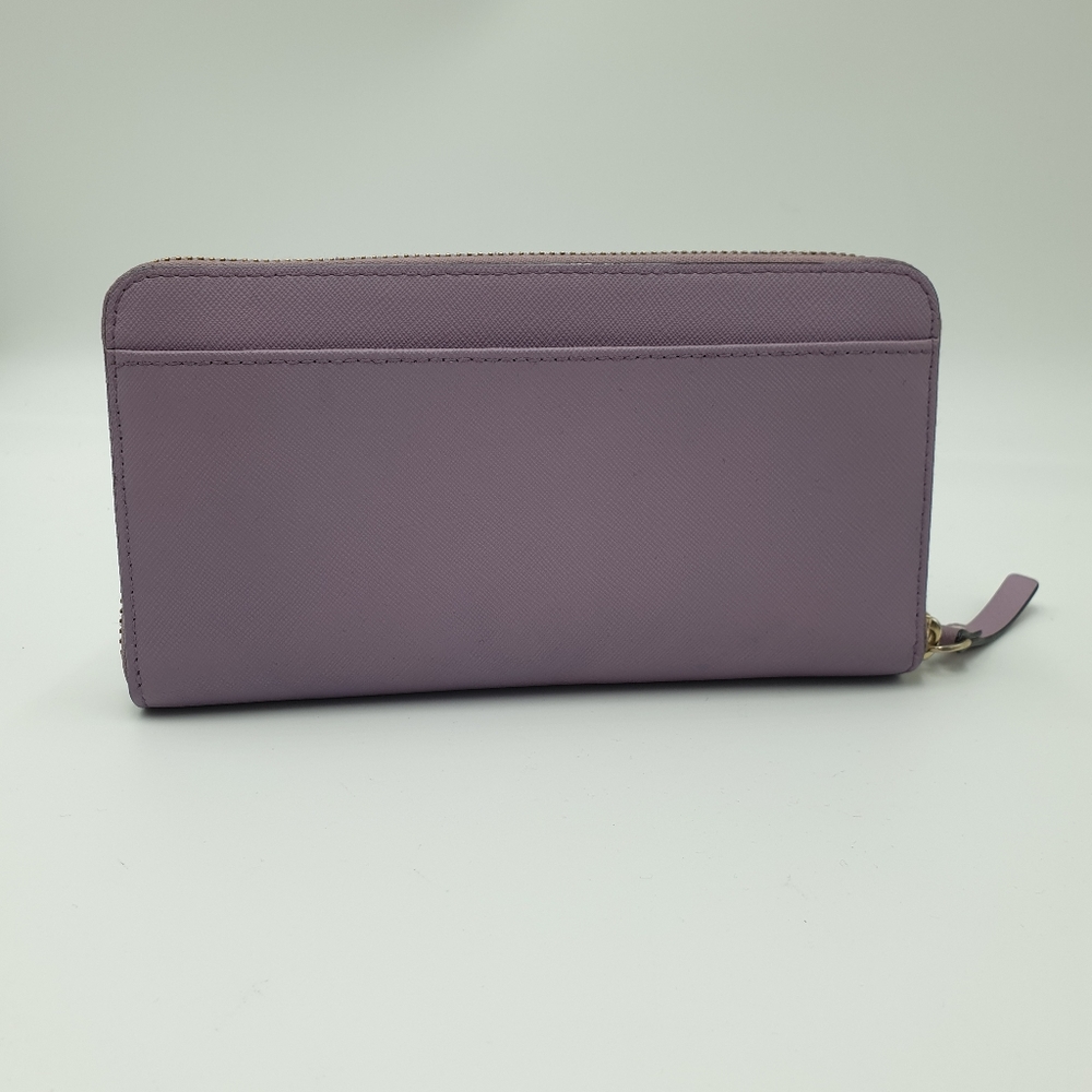 Kate Spade New York Newbury Lane Neda Purple Lilac Leather Wallet - Picture 10 of 16